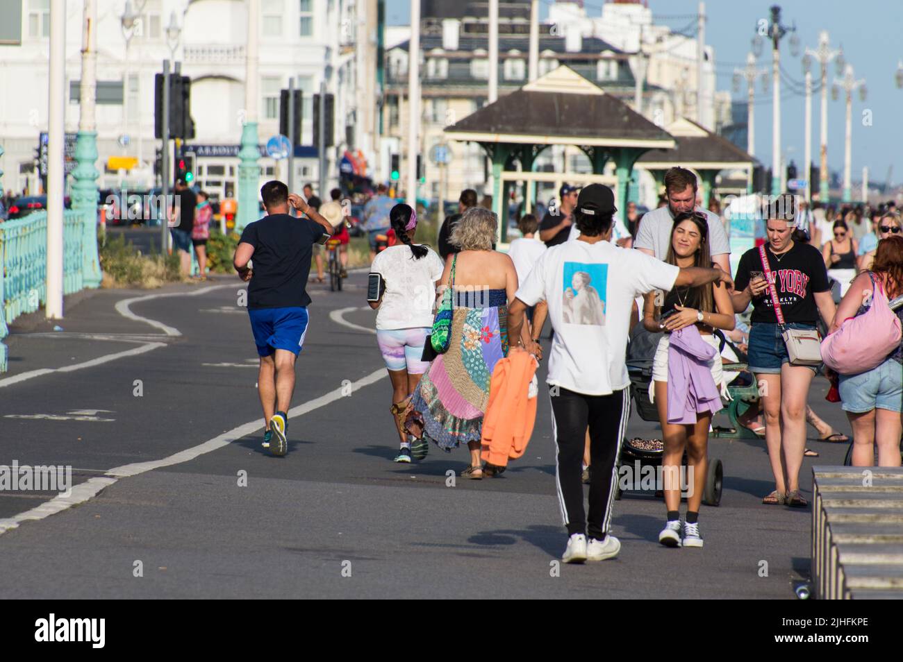Brighton beach Heatwave 2022 Stock Photo - Alamy