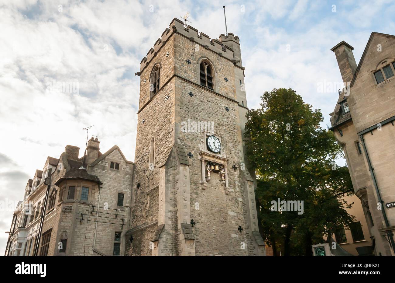 View of the St Mary Magdalen Church in Oxford, United Kingdom Stock Photo