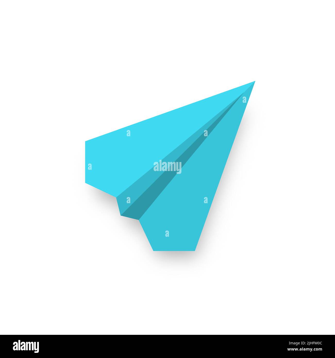 Paper plane icon. Flying paper airplane sign. Vector illustration. Travel concept Stock Vector