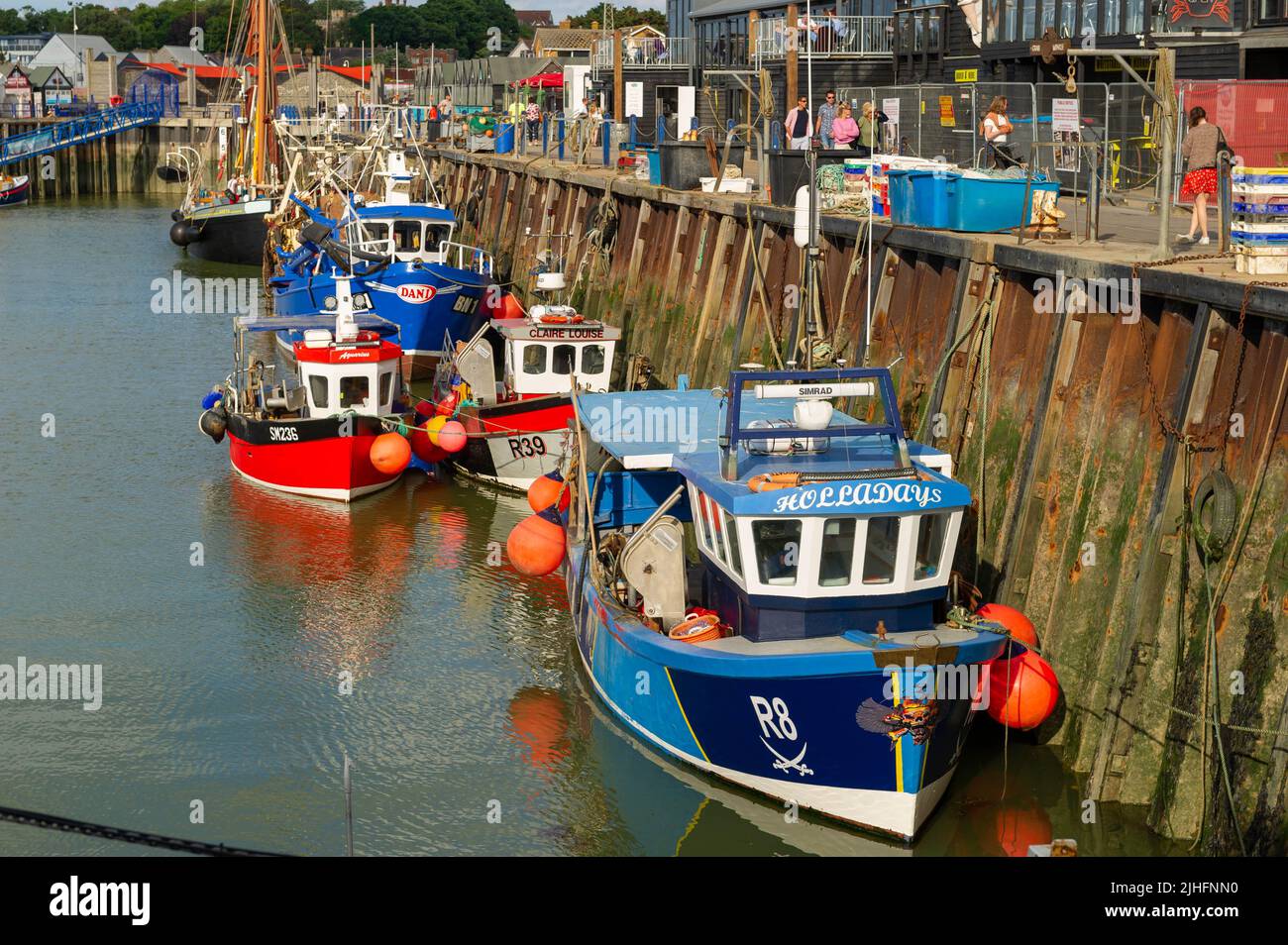 Fishing Boats at Whitstable Harbour, Kent, England Stock Photo Alamy