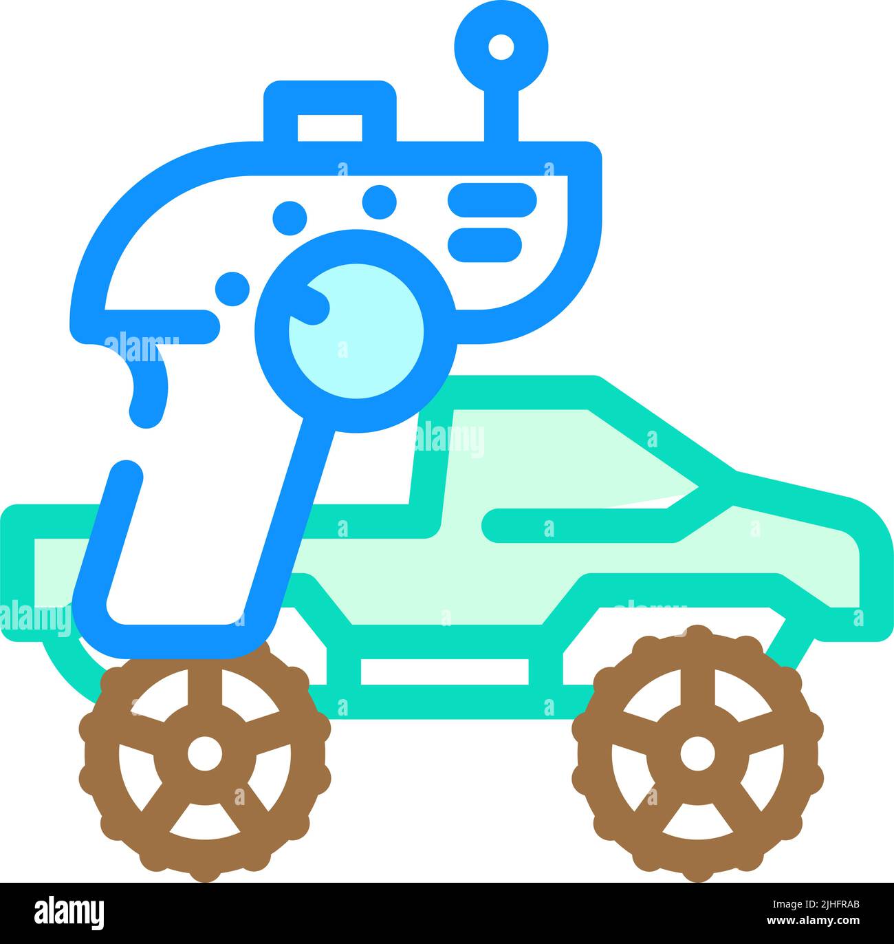 radio controlled car racing color icon vector illustration Stock Vector ...
