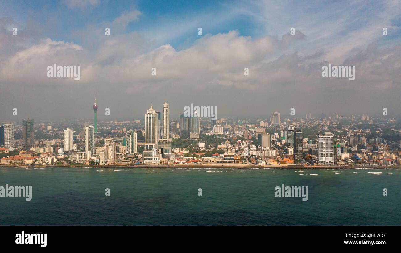 Aerial view of Colombo city, the capital of Sri Lanka Stock Photo - Alamy