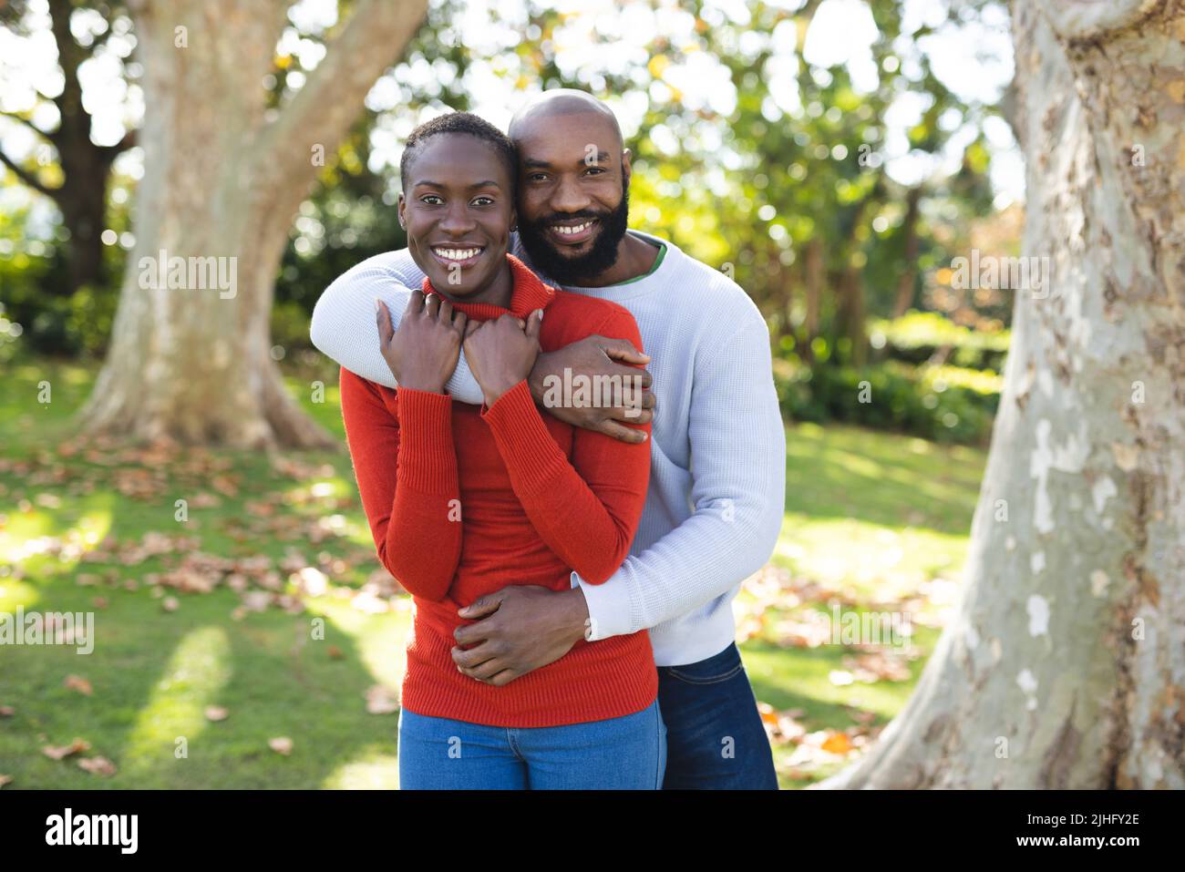 Happy african american couple hi-res stock photography and images - Alamy