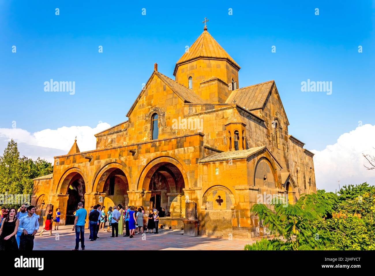 Armenian Monastery in holidays day,Armenia Stock Photo Alamy