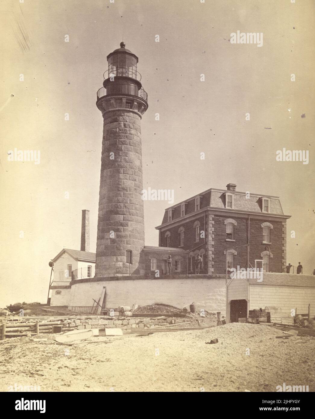 New York - Little Gull Island. Little Gull Island Light Station, New