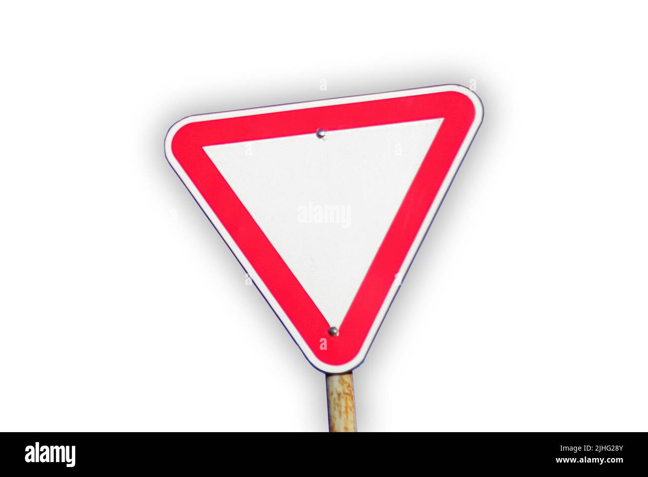 Dangerous turns, warning traffic sign isolated on white background Stock  Photo - Alamy