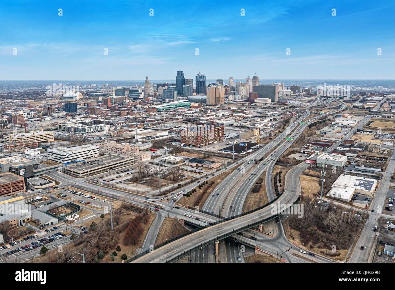 Aerial Drone Shot of Chiefs Super Bowl Parade in Kansas City Photograph by  Josh Mais - Pixels