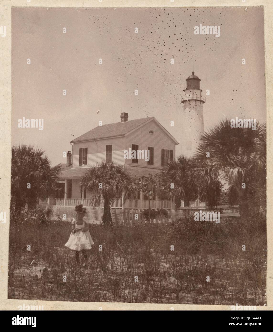 Florida Egmont Key. Egmont Key Light Station, Florida. Keeper's