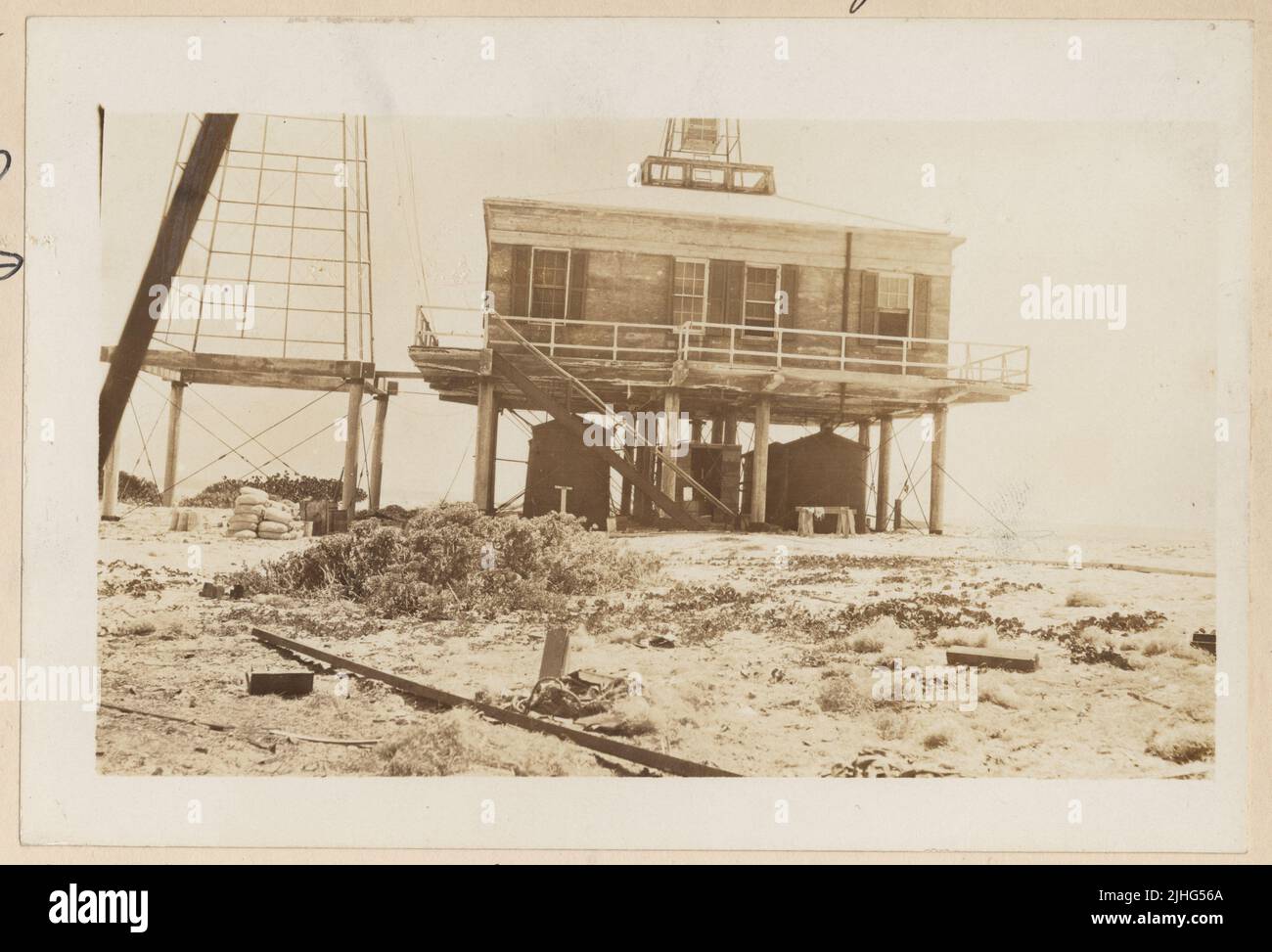 Florida Sand Key. Sand Key Light Station, Florida. Weather Bureau