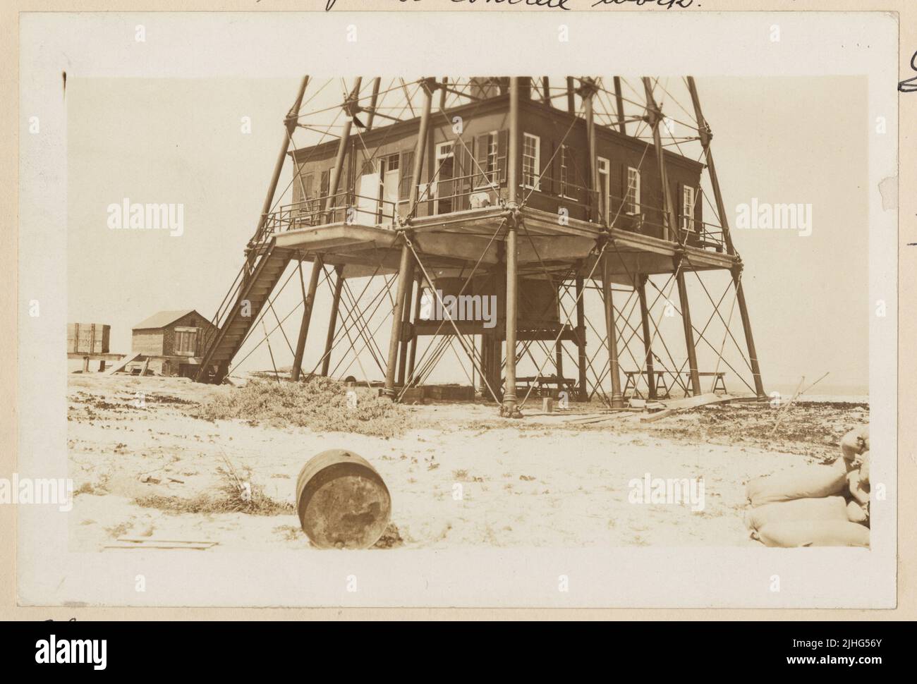 Florida Sand Key. Sand Key Light Station, Florida. Shows new