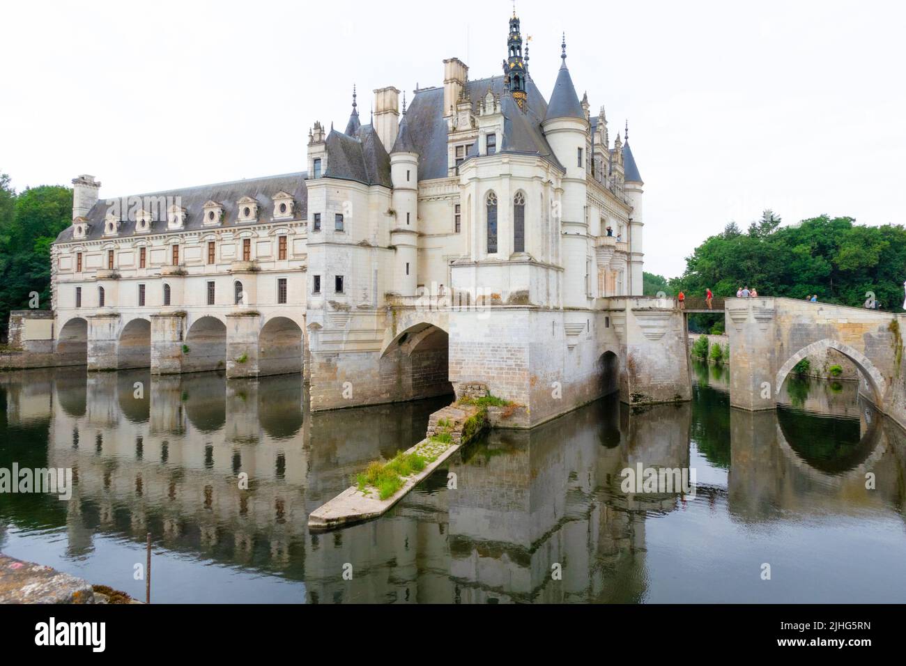 Chateau De Chenonceau Loire Valley France Stock Photo