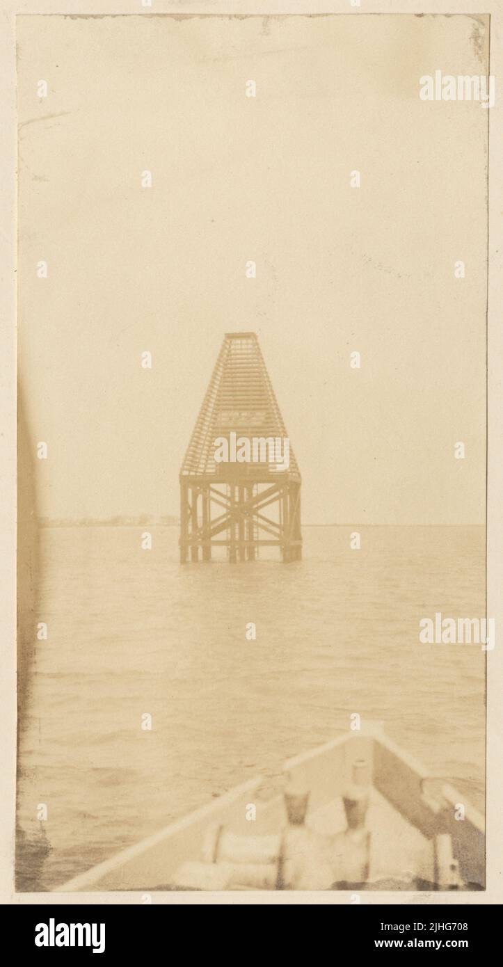 Texas Galveston. Galveston Jetty Bay, Texas. Port Bolivar Range Rear