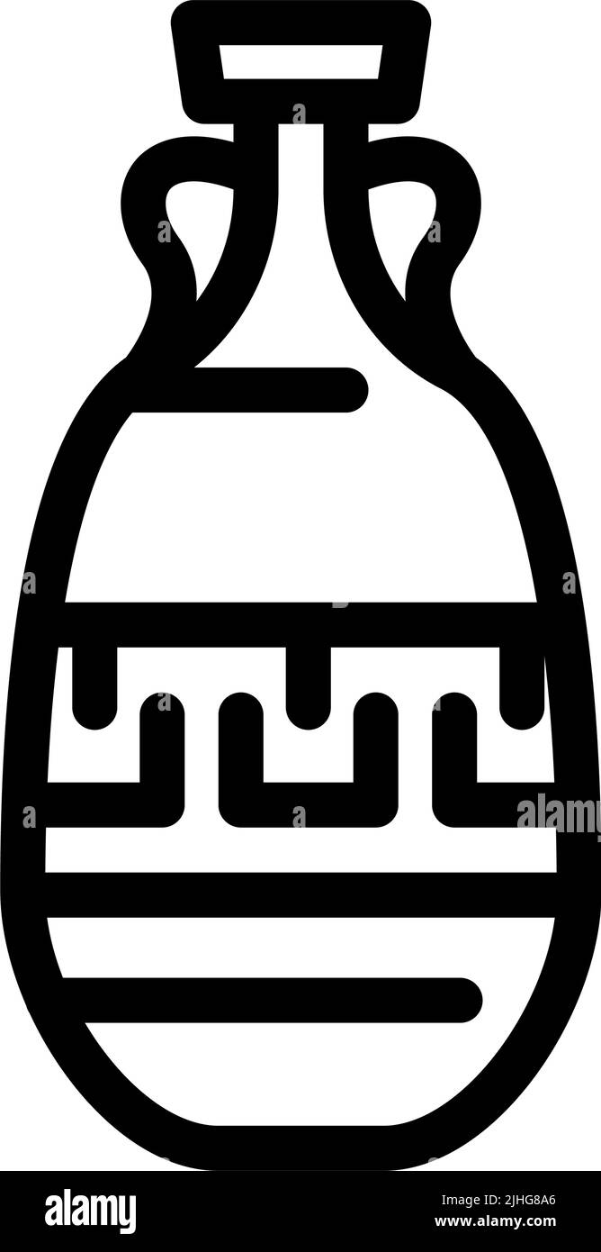 stylish amphora line icon vector illustration Stock Vector Image & Art ...