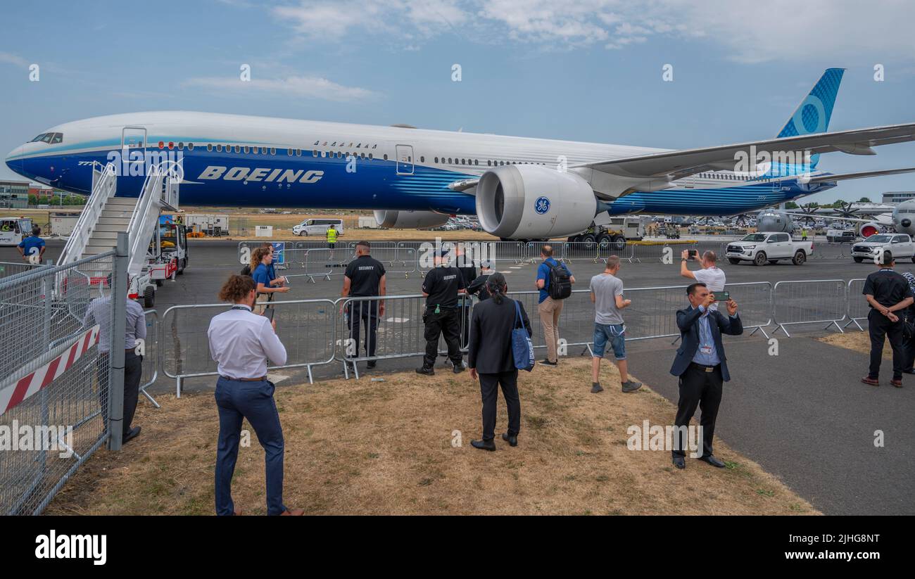 Farnborough, Hampshire, UK. 18 July 2022. The 2022 Farnborough