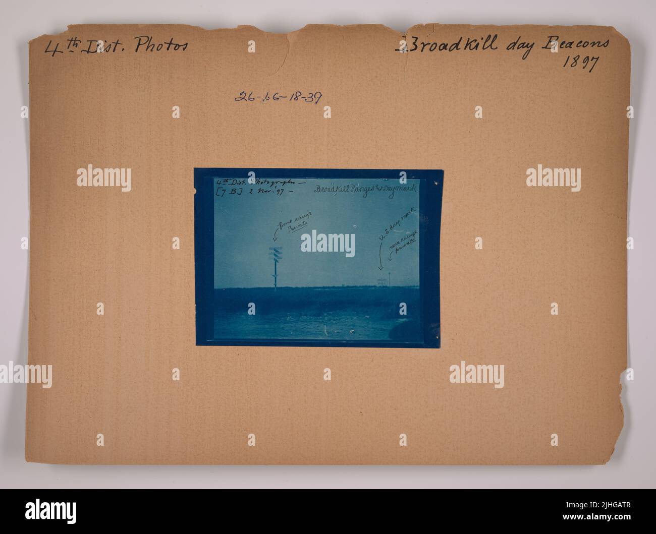 DE Broadkill. Broadkill Day Beacons, Delaware Stock Photo Alamy