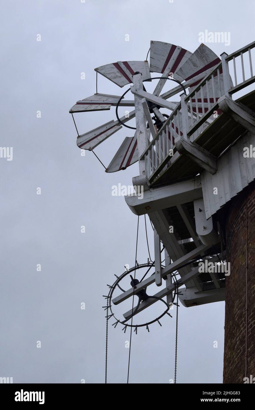 Windmill, suffolk, england Stock Photo