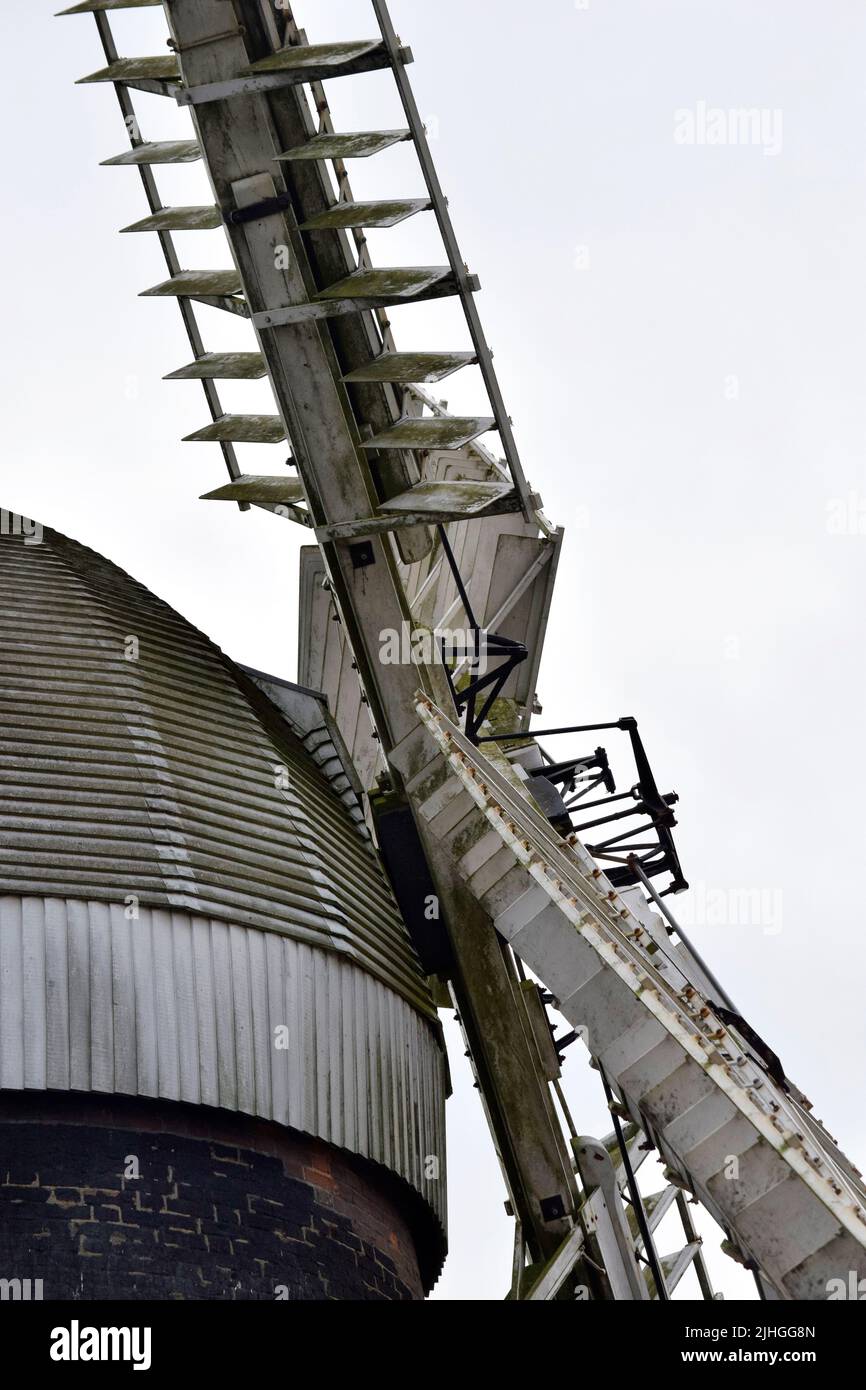 exterior of bardwell mill, suffolk, england Stock Photo Alamy