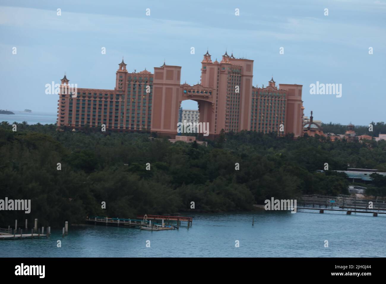 Royal Towers Hotel, Atlantis resort, Paradise Island, The Bahamas Stock Photo Alamy
