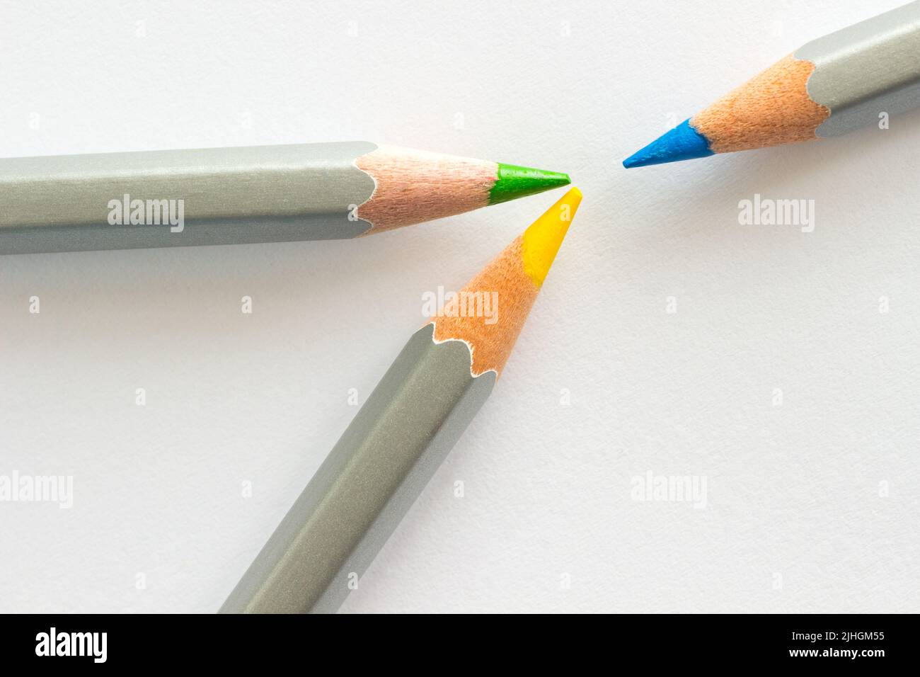 Three slate pencils with an eraser on a white background 19824559