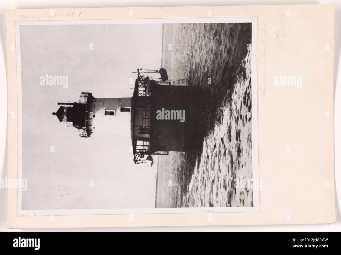 Maryland Hooper Island. Hooper Island Light Station, Maryland Stock