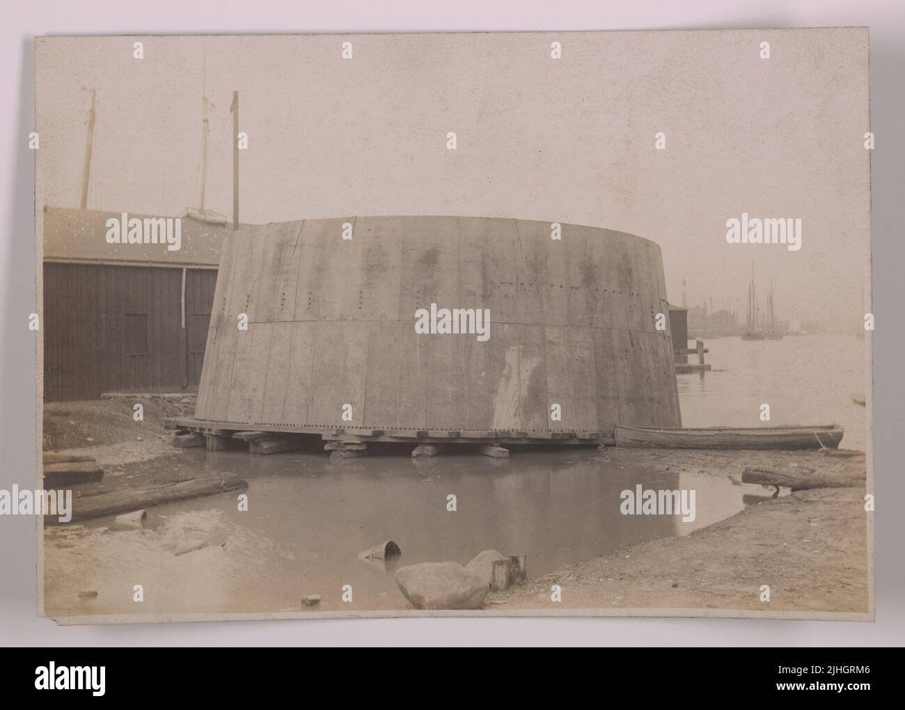 Maryland Hooper Island. Hooper Island Light Station, Maryland Stock