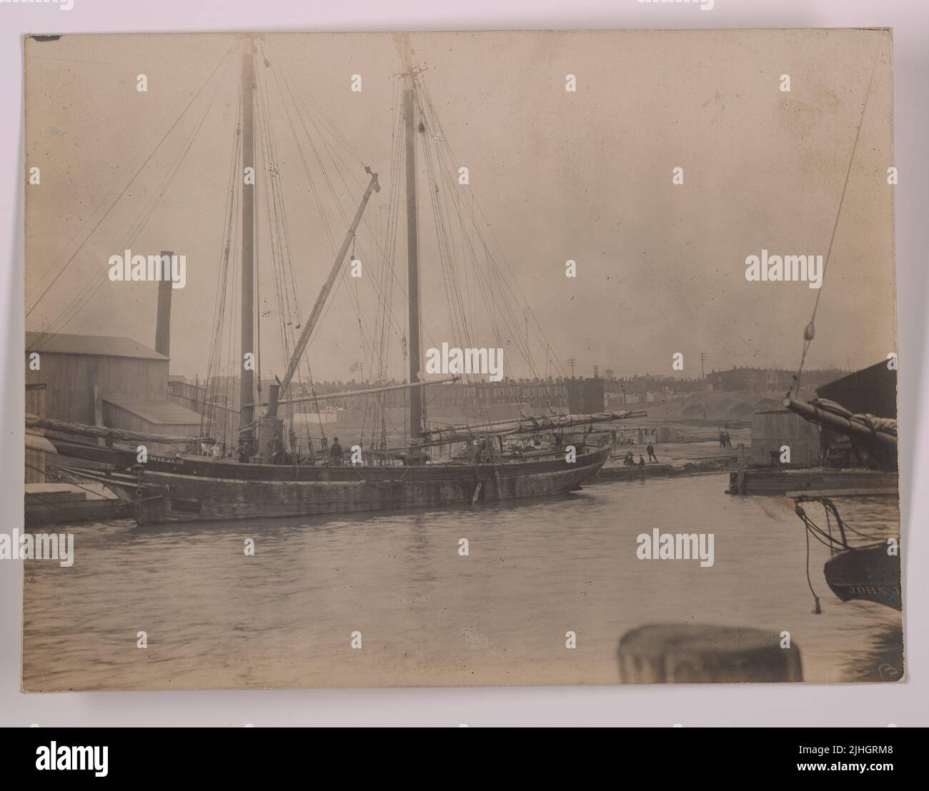 Maryland Hooper Island. Hooper Island Light Station, Maryland Stock