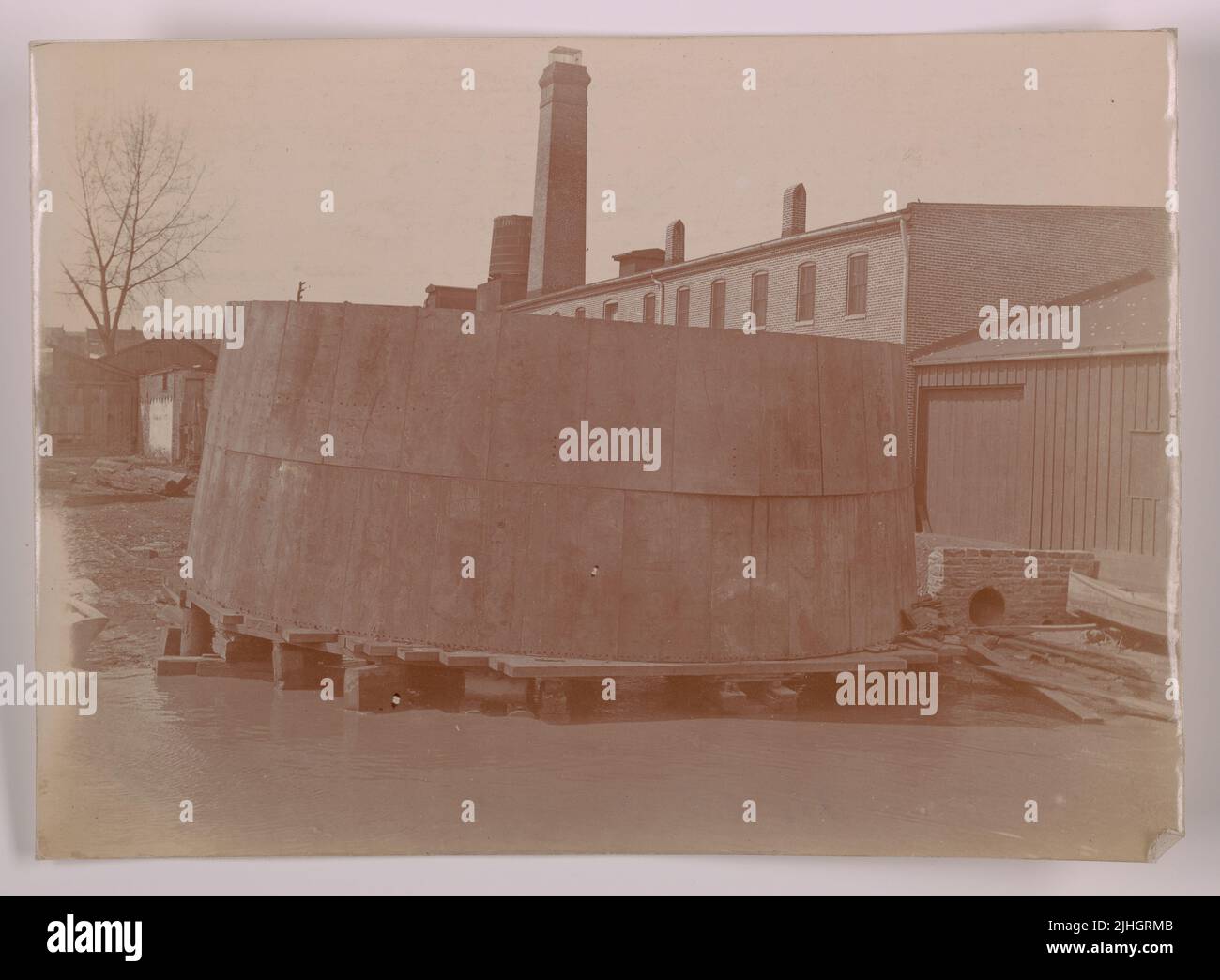 Maryland Hooper Island. Hooper Island Light Station, Maryland Stock