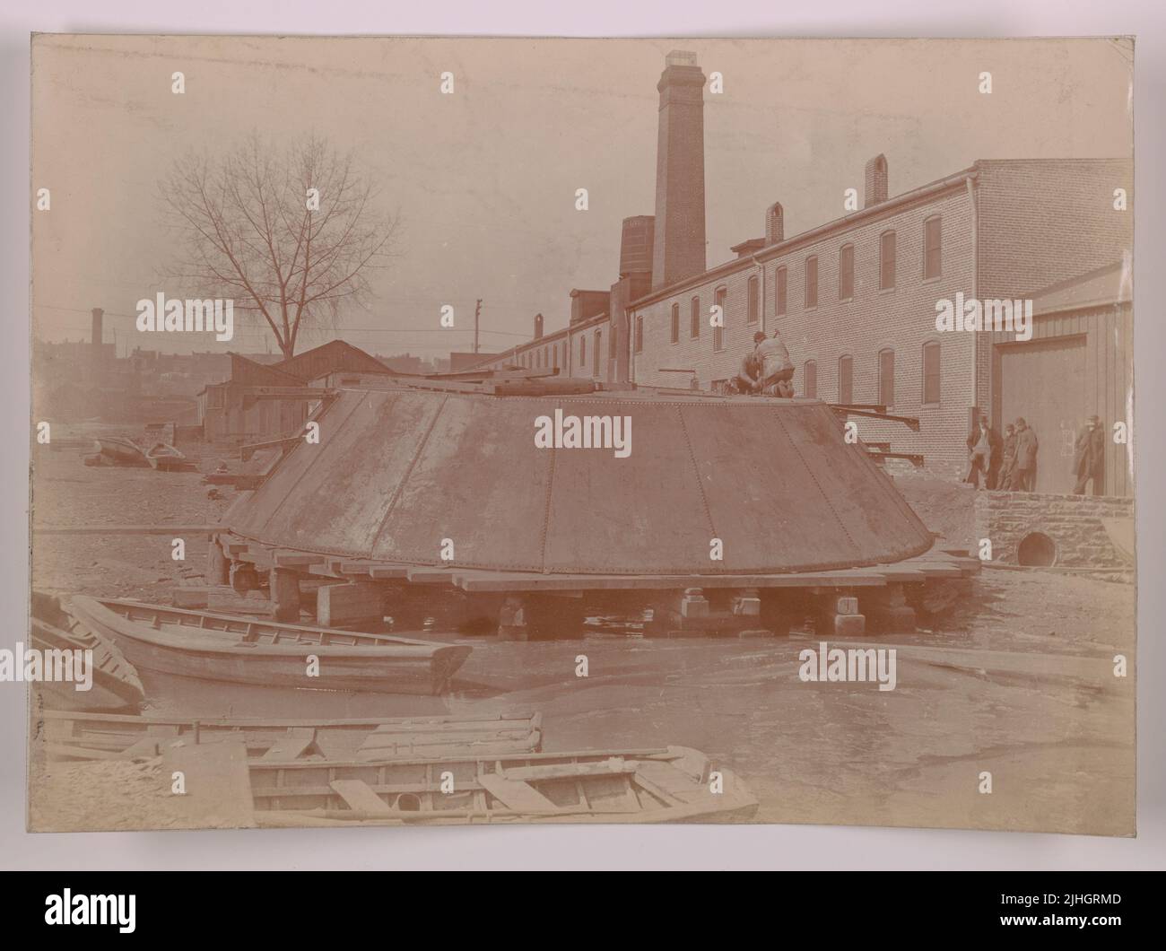 Maryland Hooper Island. Hooper Island Light Station, Maryland Stock