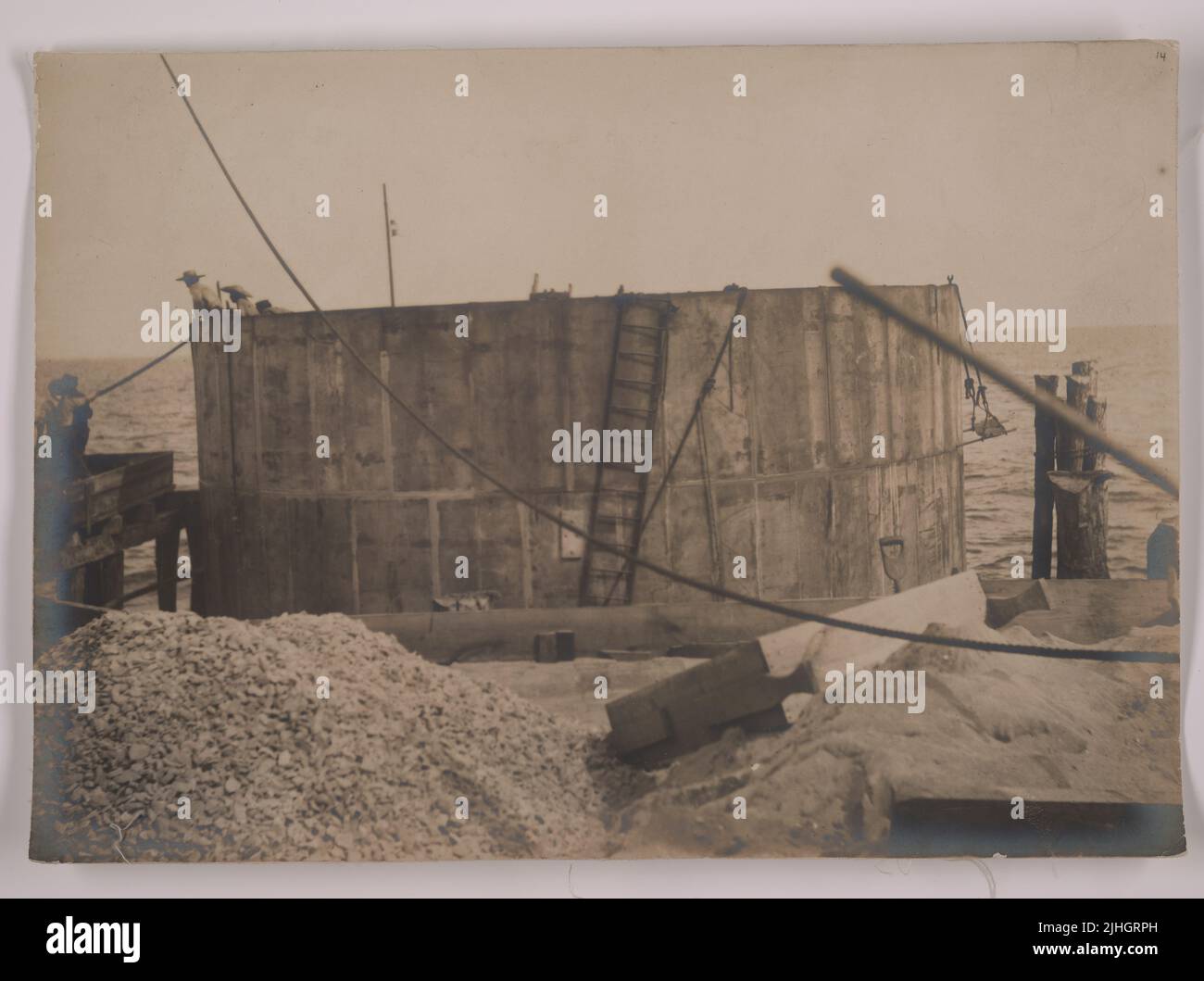 Maryland Hooper Island. Hooper Island Light Station, Maryland Stock