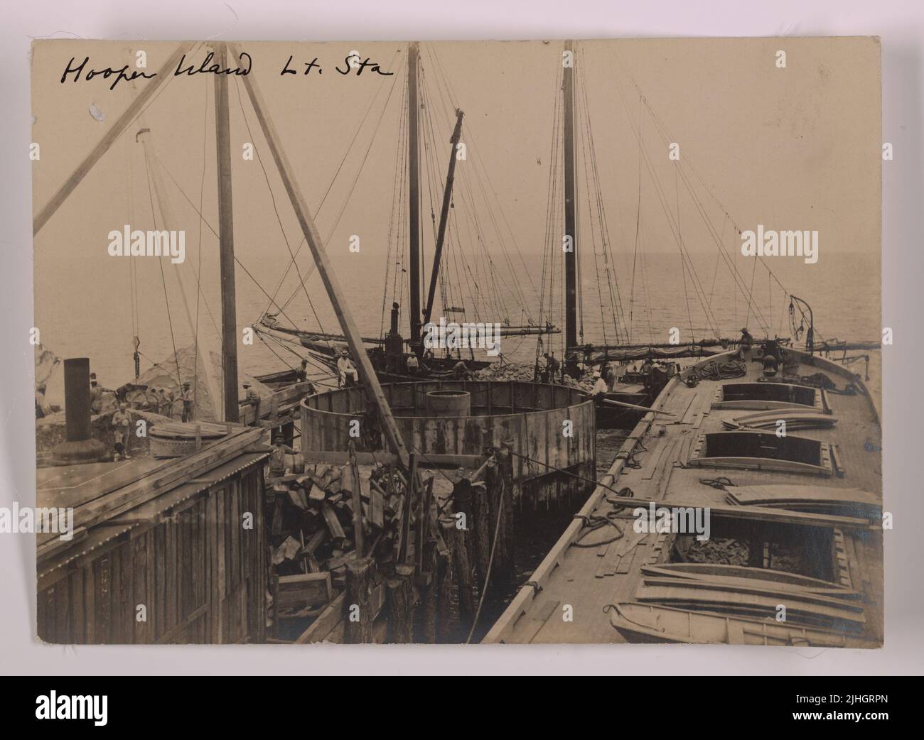 Maryland Hooper Island. Hooper Island Light Station, Maryland Stock