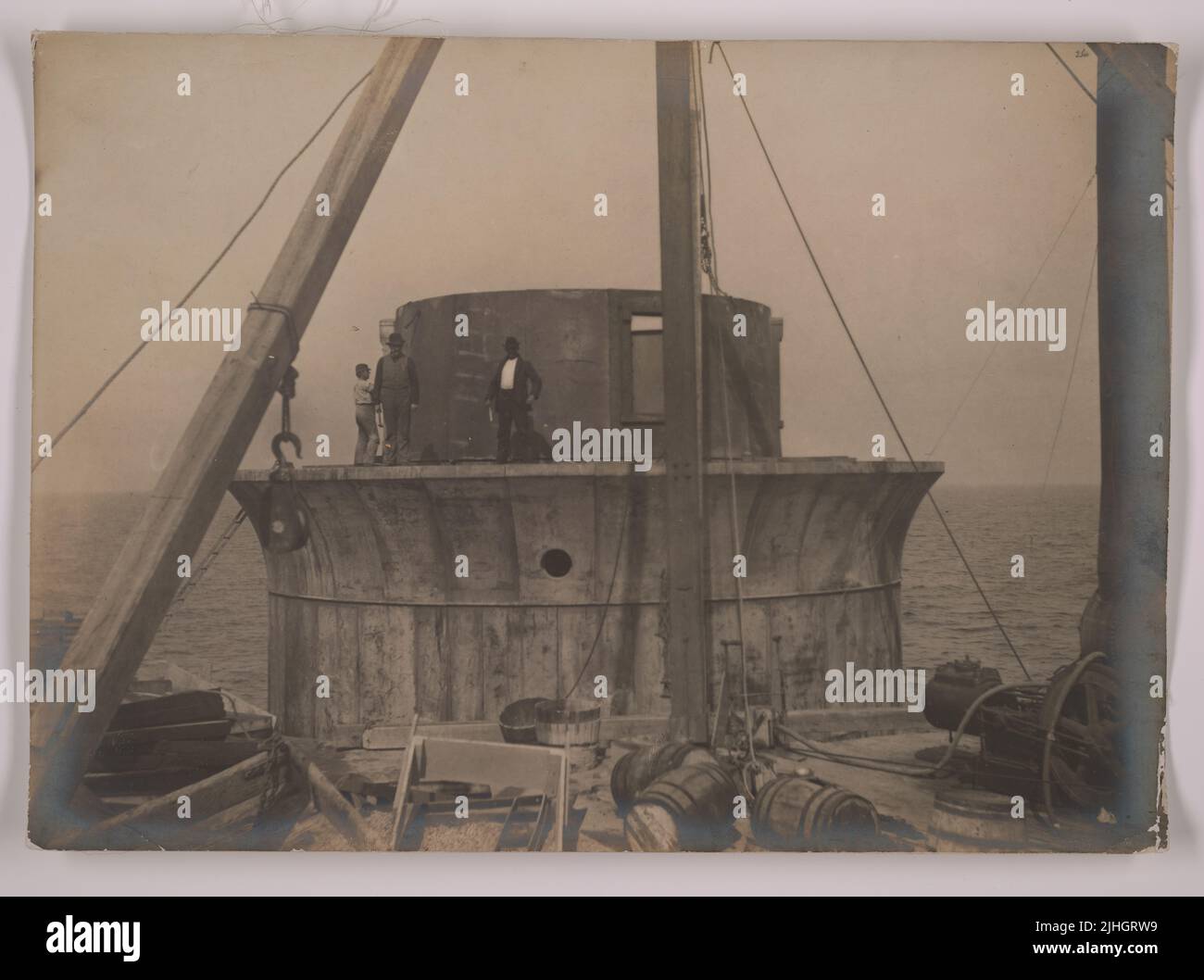 Maryland Hooper Island. Hooper Island Light Station, Maryland Stock