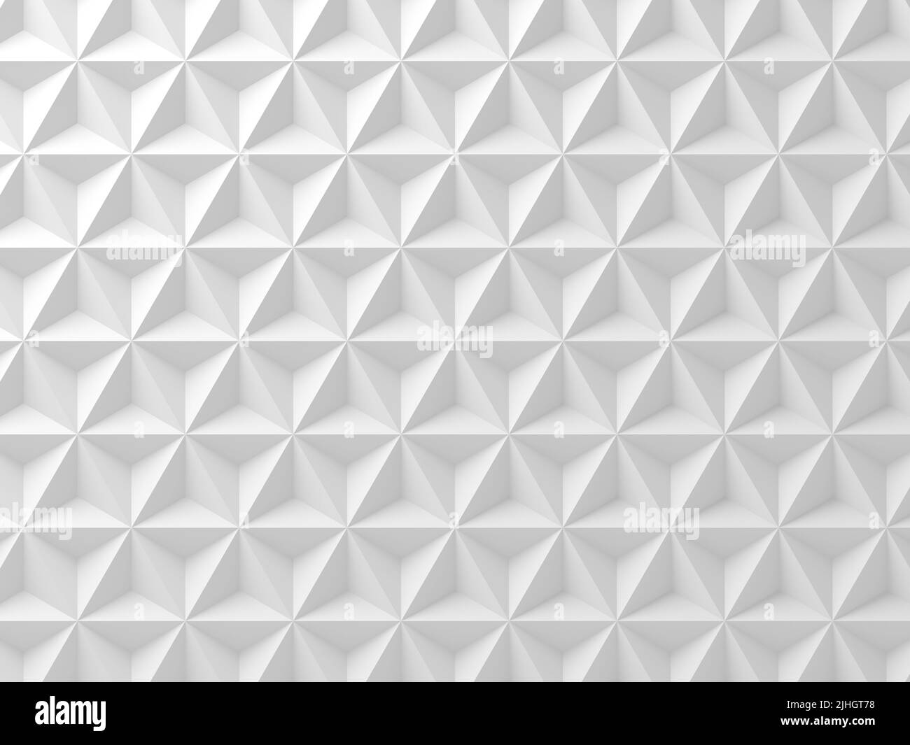 Asanoha. Traditional Japanese relief pattern over white wall, abstract digital illustration, 3d rendering Stock Photo