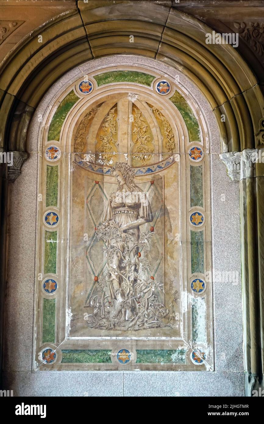 Bethesda Arcade Minton Tiles, Central Park, Manhattan, New York City