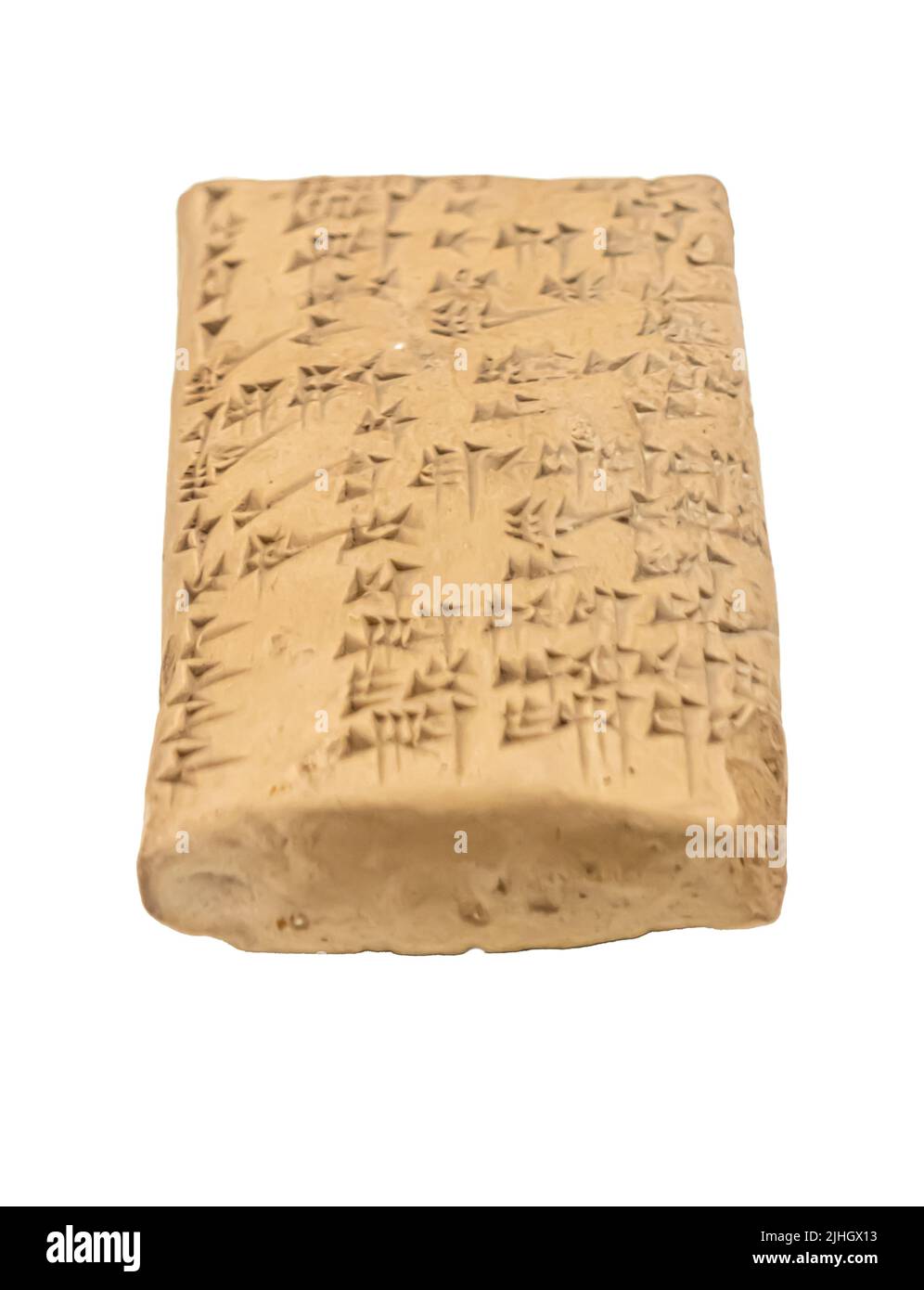 Sale document in Sumerian language.Babylonia. Beginning of the 2nd Millenium B.C. Stock Photo