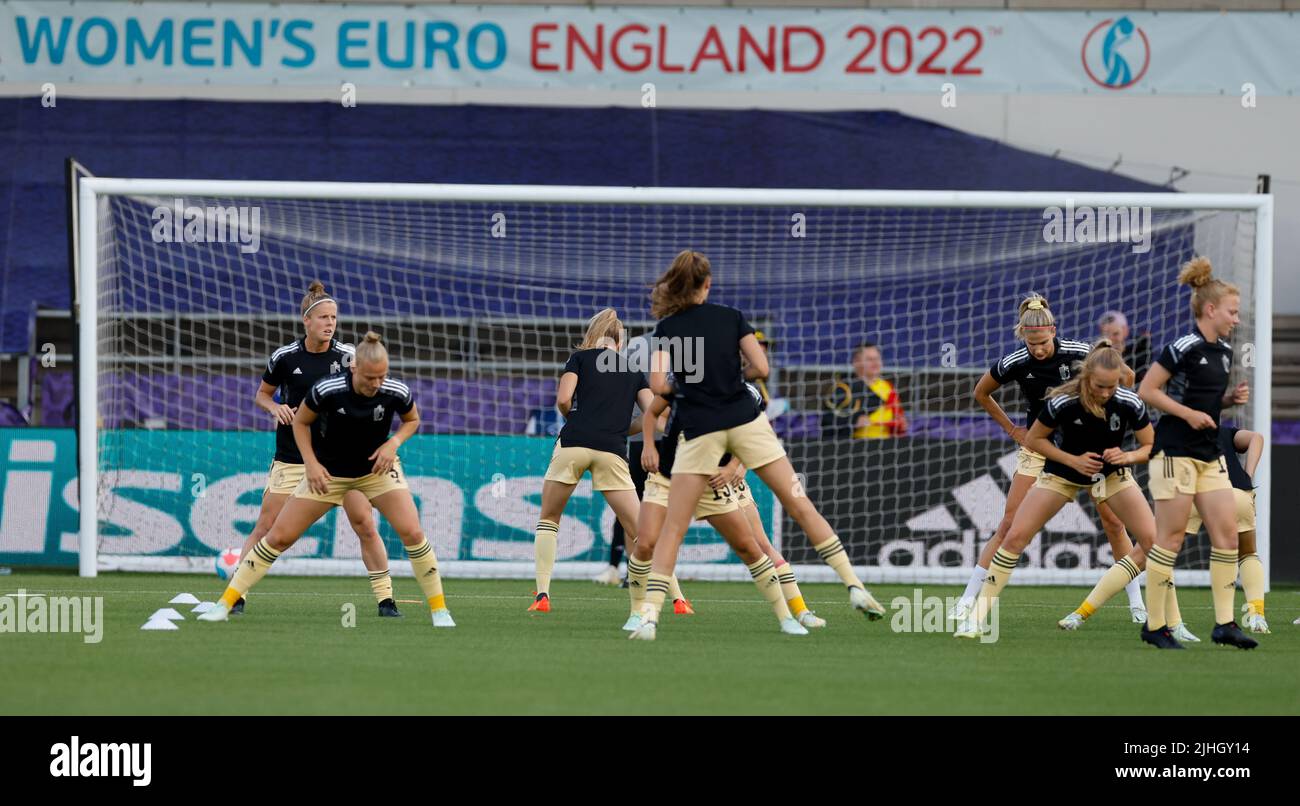 18th July 2022, Manchester City Academy, Manchester, England Womens European International