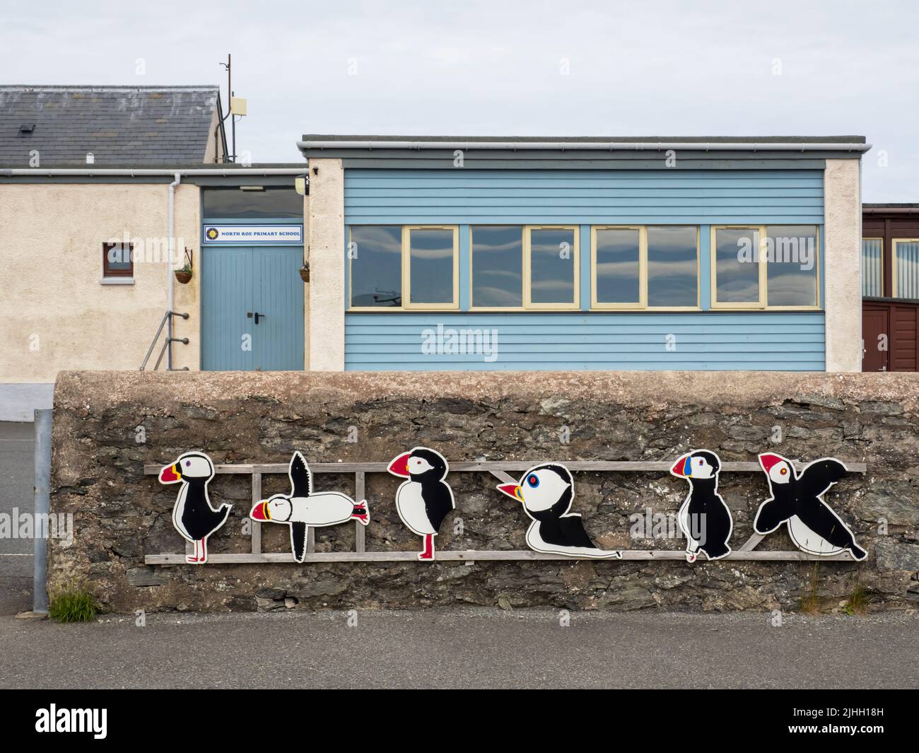 North Roe primary school, on the northern tip of Mainland Shetland ...