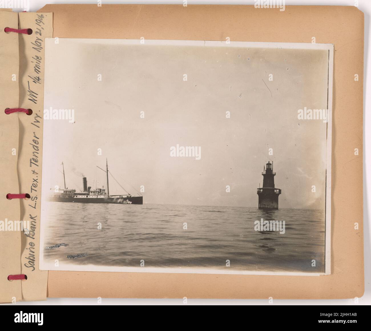 TX Sabine Bank. Sabine Bank Light Station, Texas. Tender Ivy, NW, 1/4