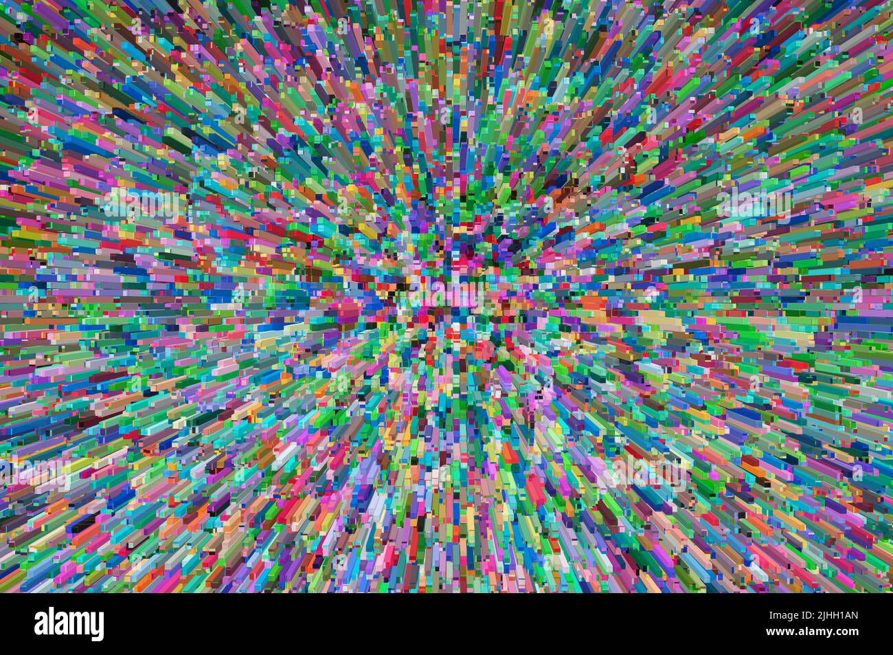 Abstract background of a 3D illustration from a digital pattern Stock ...
