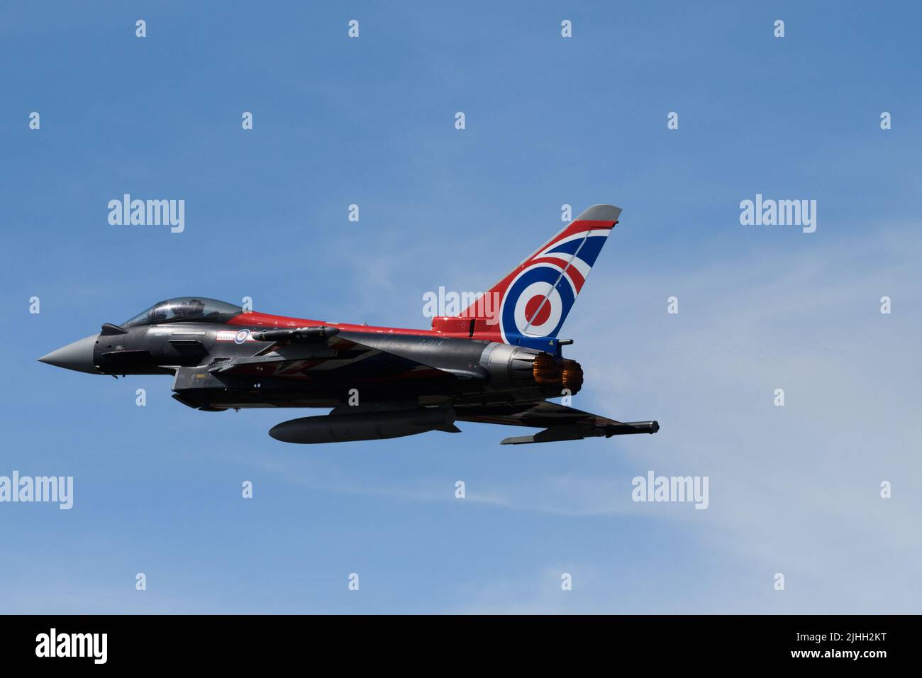 Royal International Air Tattoo, RAF Fairford, UK.  16 July 2022.  RAF Typhoon. Stock Photo