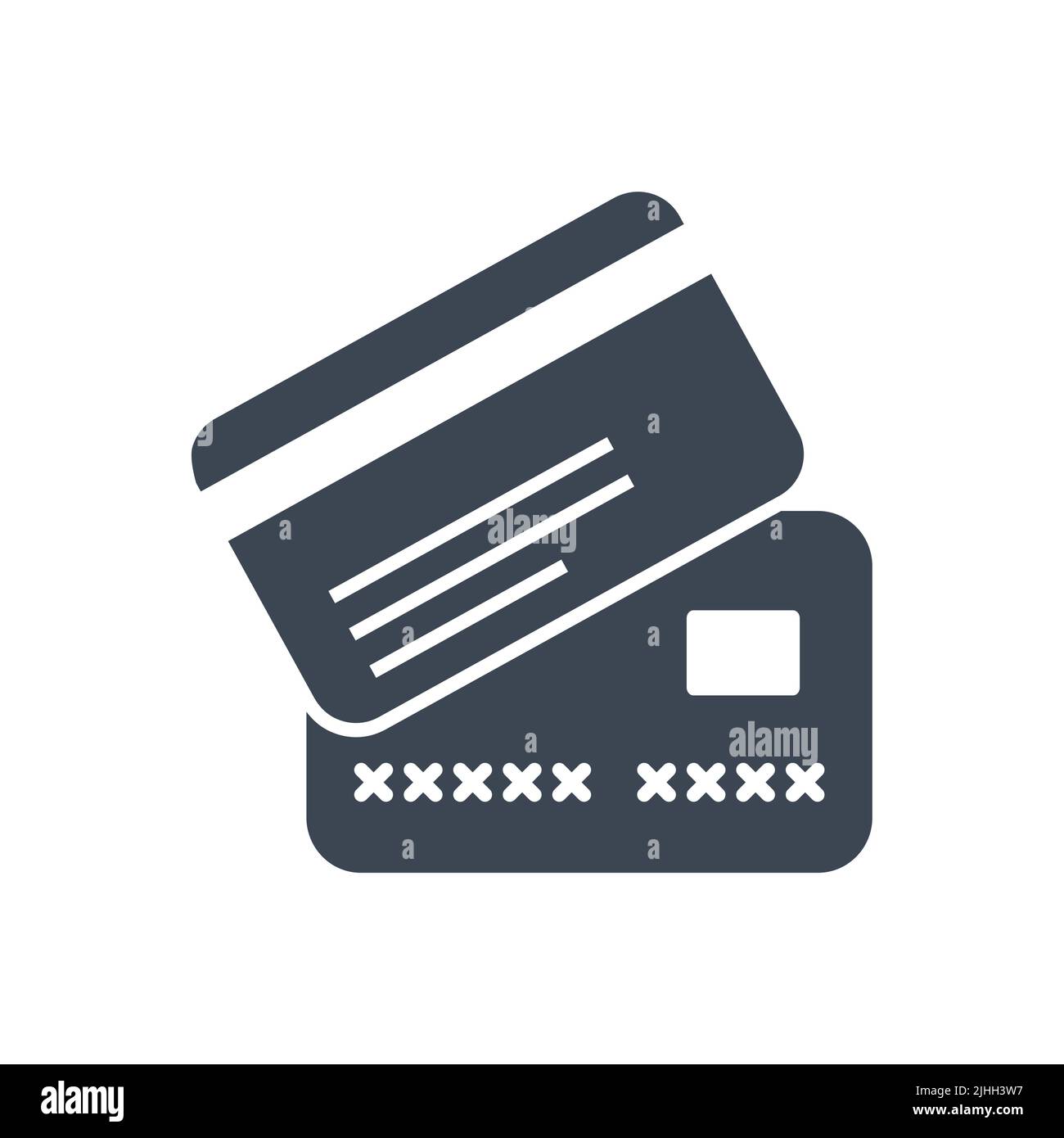 Credit card related vector glyph icon Stock Vector