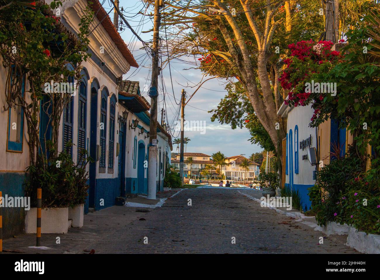 : Beautiful and colorful colonial streets in Passage neighborhood, Cabo ...