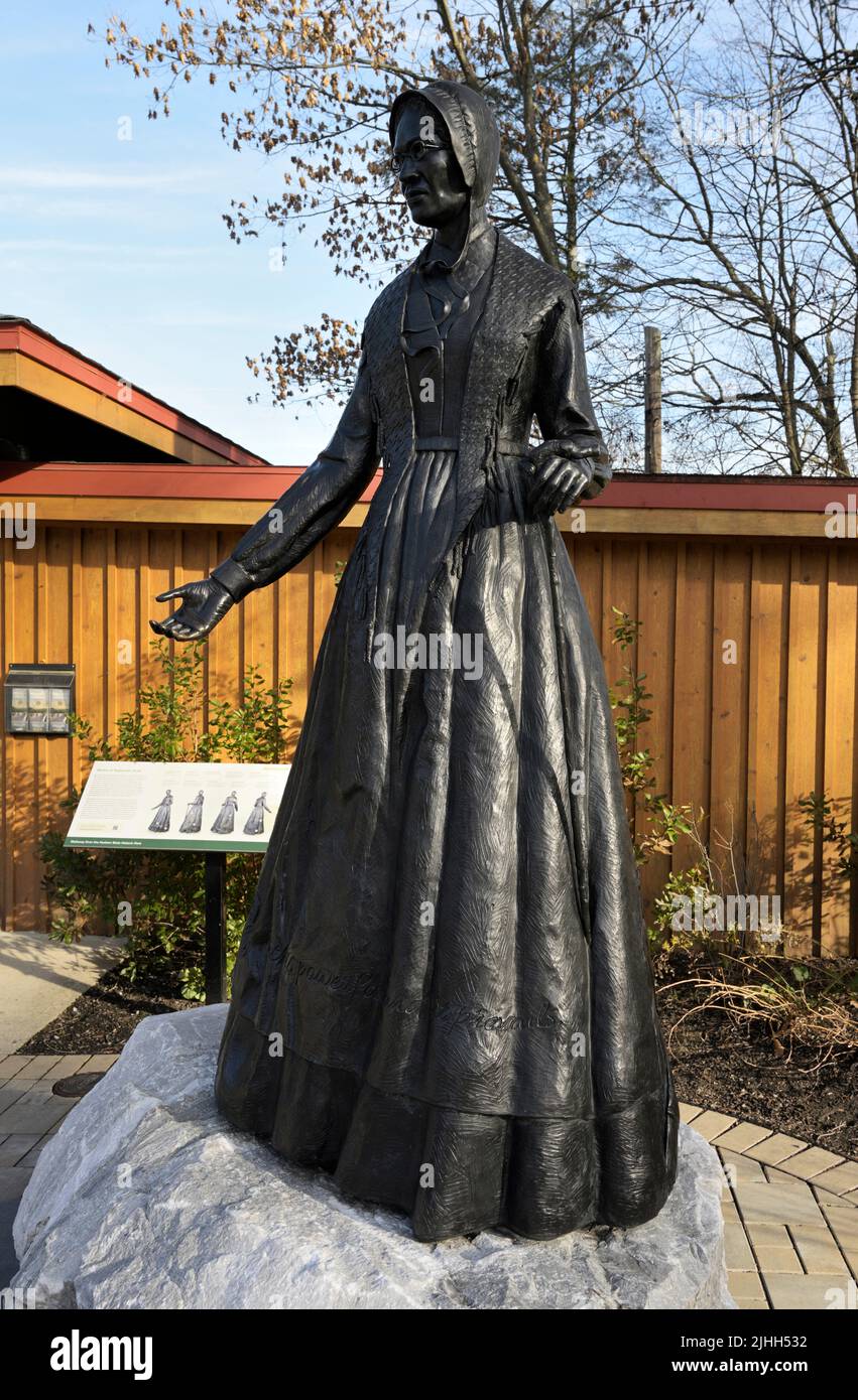 Sojourner Truth statue, Ulster County, NY Stock Photo