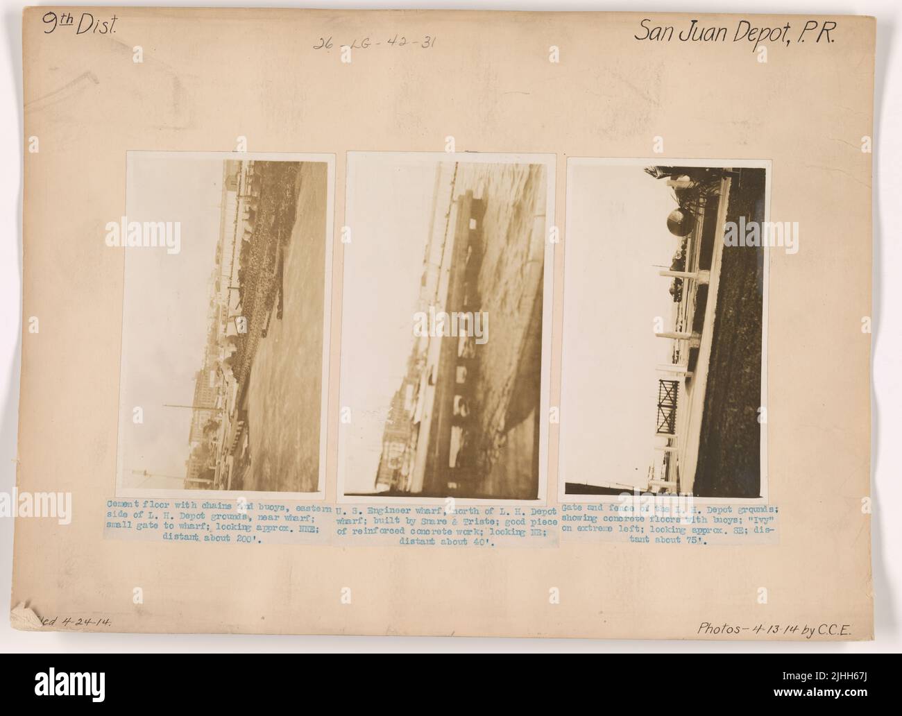 P.R. - Port San Juan. San Juan Depot, Puerto Rico. U.S. Engineer wharf ...