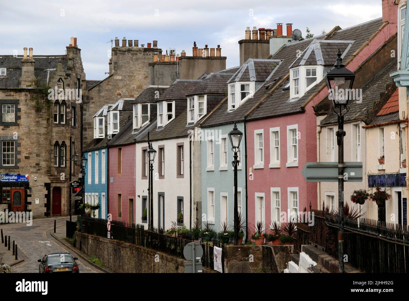 East Terrace, South Queensferry, Lothian, Scotland, UK Stock Photo