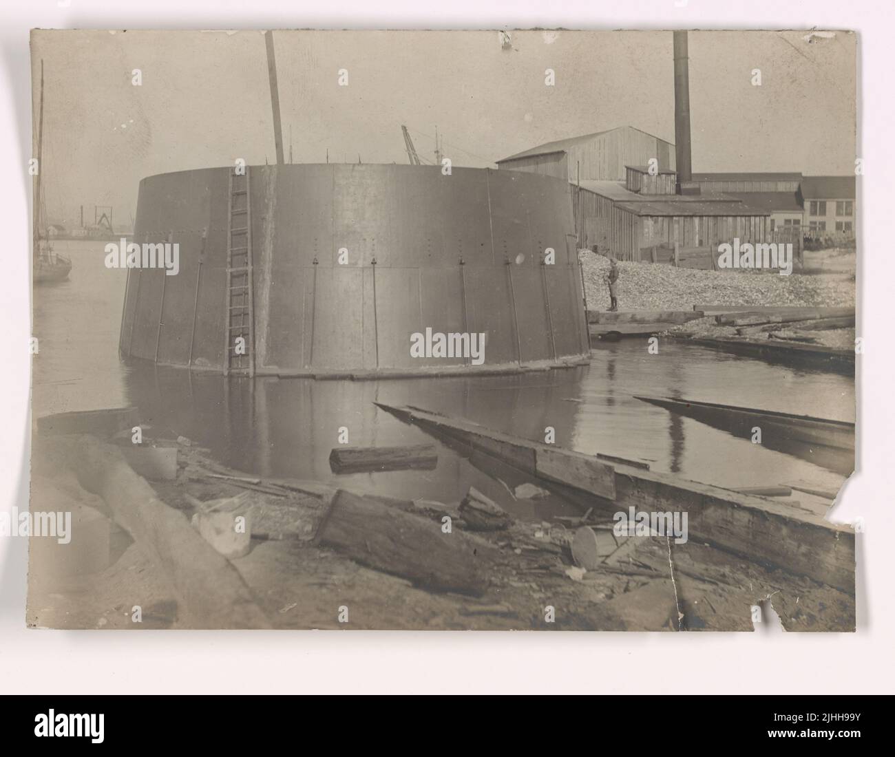 MD Hooper Island. Hooper Island Light Station, Maryland Stock Photo