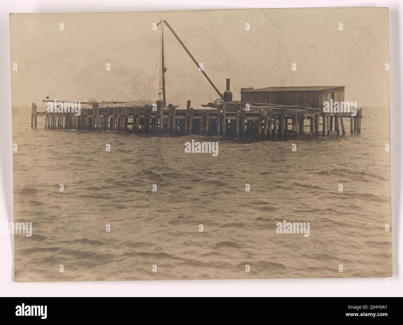MD Hooper Island. Hooper Island Light Station, Maryland Stock Photo