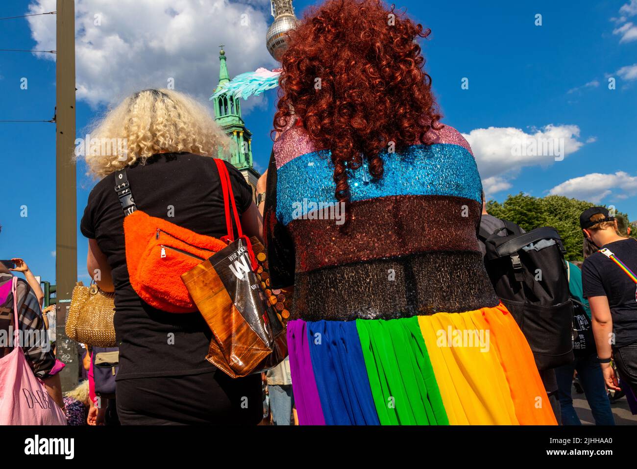 The Famous Christopher Street Day CSD In Berlin Stock Photo