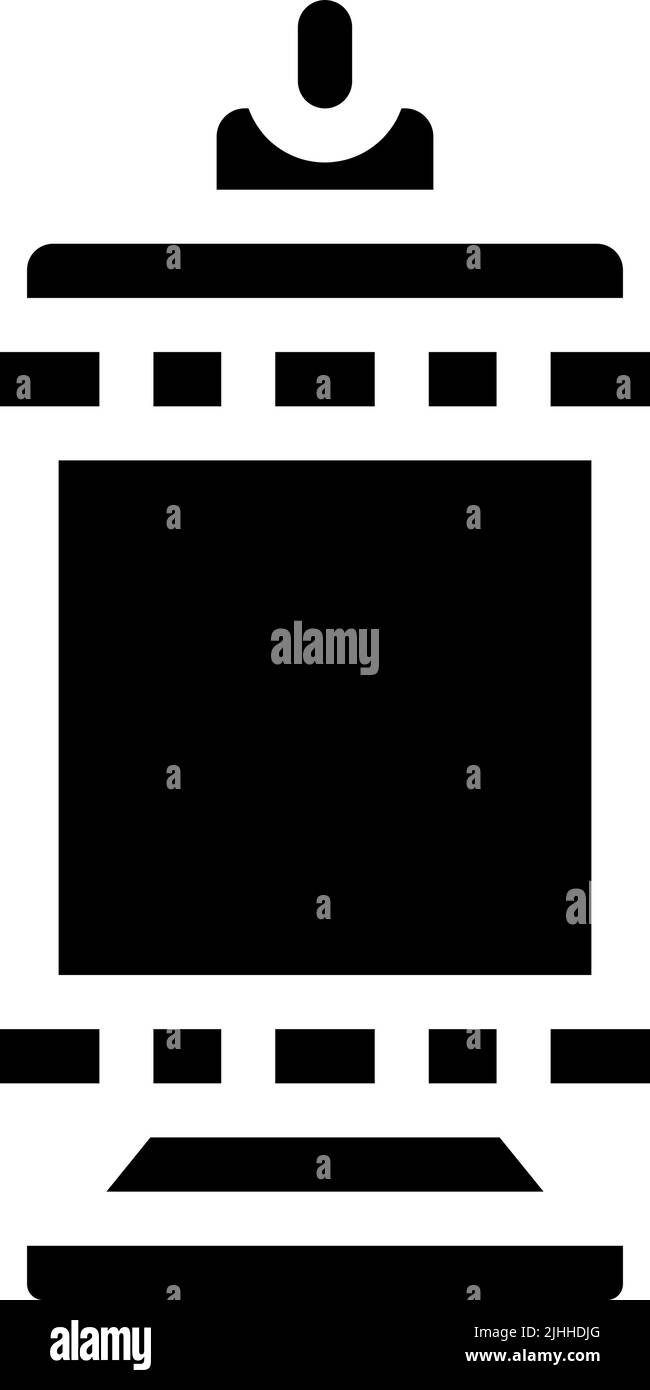 compact lamp glyph icon vector illustration Stock Vector Image & Art ...