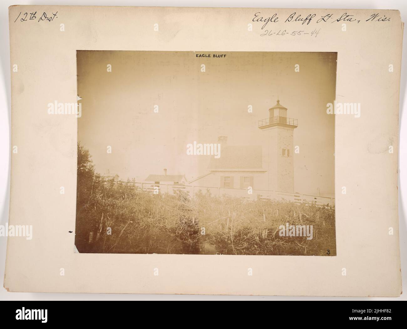 WI Eagle Bluff. Eagle Bluff Light Station, Wisconsin Stock Photo Alamy