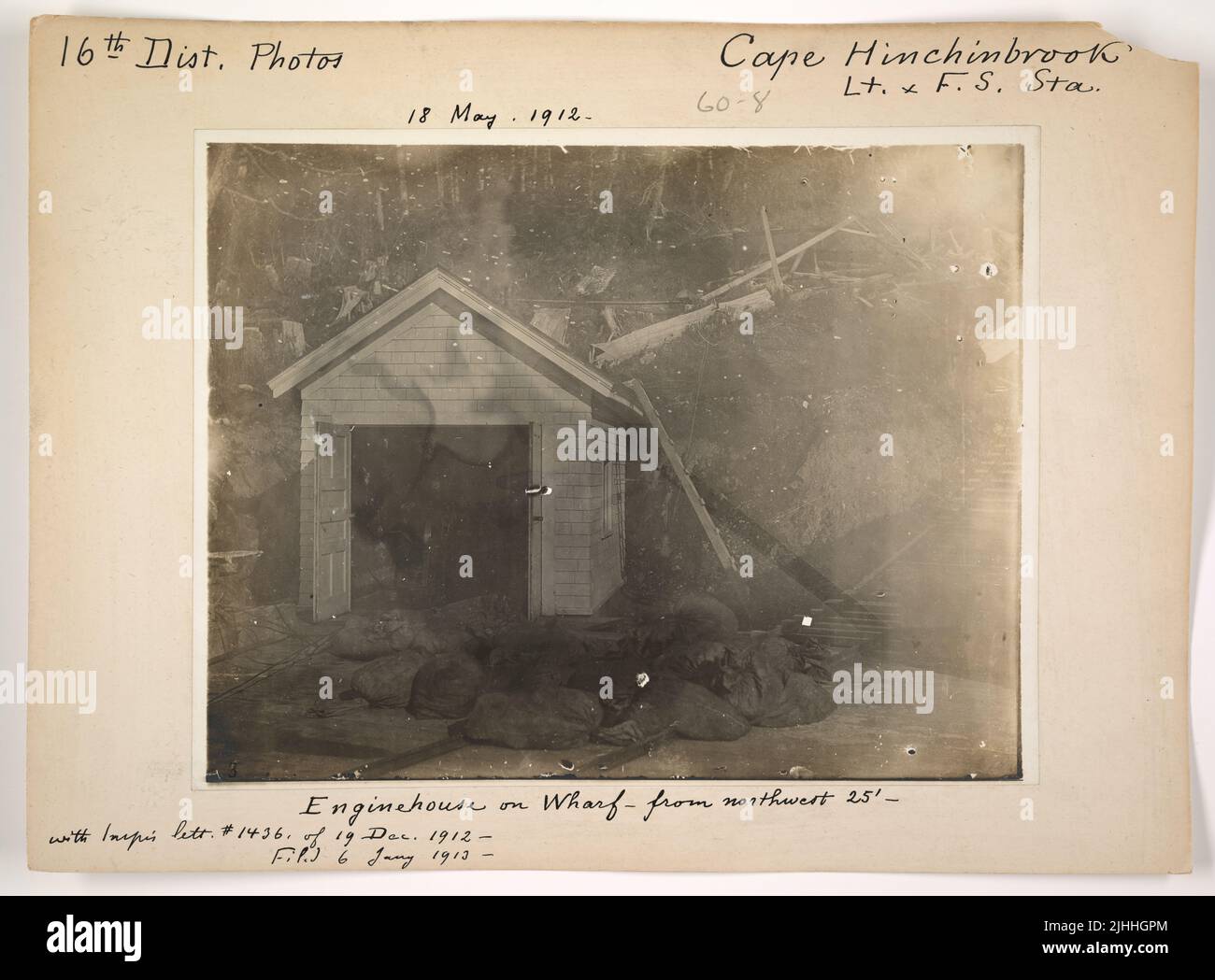 AK Cape Hinchinbrook. Cape Hinchinbrook Light and Fog Siganl Station